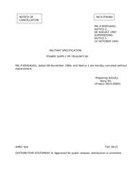 MIL MIL-P-85654 Notice 2 - Cancellation PDF