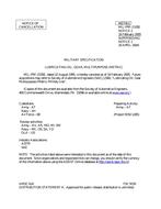 MIL MIL-PRF-2105E Notice 2 - Cancellation PDF
