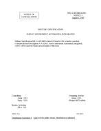 MIL MIL-S-0053085A Notice 1 - Cancellation PDF