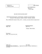 MIL MIL-S-19500/203C Notice 1 - Cancellation PDF