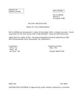 MIL MIL-S-22805B Notice 1 - Cancellation PDF