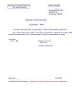 MIL MIL-S-48573 Notice 1 - Inactivation PDF
