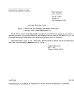 MIL MIL-S-7720A Notice 1 - Cancellation PDF