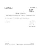MIL MIL-S-83807 Notice 1 - Cancellation PDF