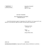 MIL MIL-STD-1519 Notice 3 - Cancellation PDF