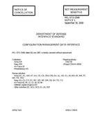 MIL MIL-STD-2549 Notice 1 - Cancellation PDF