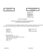 MIL MIL-STD-785B Notice 3 - Cancellation PDF