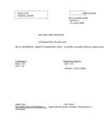 MIL MIL-A-18199 Notice 1 - Cancellation PDF