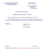MIL MIL-A-70833A Notice 1 - Inactivation PDF