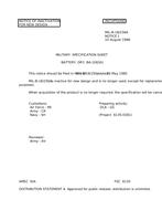 MIL MIL-B-18/256A Notice 1 - Inactivation PDF