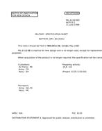 MIL MIL-B-18/36D Notice 1 - Inactivation PDF