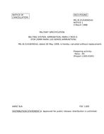 MIL MIL-B-21418 Notice 1 - Cancellation PDF