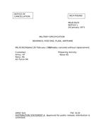 MIL MIL-B-5629 Notice 1 - Cancellation PDF