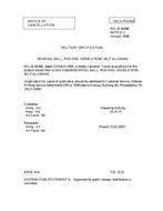 MIL MIL-B-6039E Notice 1 - Cancellation PDF