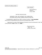 MIL MIL-B-81820F Notice 1 - Cancellation PDF