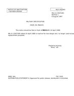 MIL MIL-G-13507 Notice 1 - Inactivation PDF