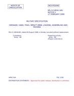 MIL MIL-G-14934 Notice 1 - Cancellation PDF
