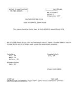 MIL MIL-G-45500/3 Notice 1 - Inactivation PDF