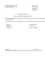 MIL MIL-H-5484C Notice 1 - Inactivation PDF