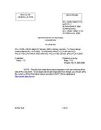 MIL MIL-HDBK-1003/1 Notice 1 - Cancellation PDF