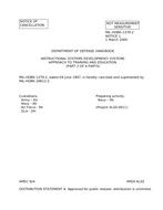 MIL MIL-HDBK-1379/2 Notice 1 - Cancellation PDF