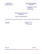 MIL MIL-HDBK-139 Notice 1 - Cancellation PDF