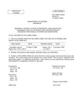 MIL MIL-HDBK-1599A Notice 1 - Change PDF