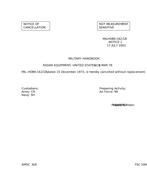 MIL MIL-HDBK-162/1B Notice 1 - Cancellation PDF