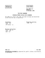 MIL MIL-HDBK-175 Notice 1 - Validation 1 PDF