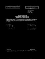 MIL MIL-HDBK-471 Notice 1 - Cancellation PDF