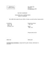 MIL MIL-HDBK-50A Notice 1 – Cancellation PDF MIL MIL-HDBK-50A Notice 1 - Cancellation PDF