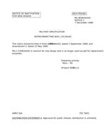 MIL MIL-I-22062A Notice 1 - Inactivation PDF