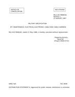 MIL MIL-K-81786B Notice 1 - Cancellation PDF