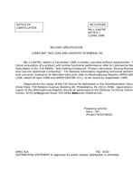 MIL MIL-L-24479C Notice 1 - Cancellation PDF