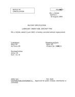 MIL MIL-L-5024A Notice 1 - Cancellation PDF