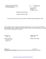 MIL MIL-M-10008F Notice 3 - Inactivation PDF