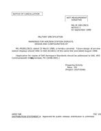 MIL MIL-M-18012B Notice 1 - Cancellation PDF