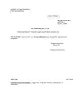 MIL MIL-M-29358 Notice 2 - Inactivation PDF