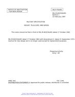 MIL MIL-M-46323A Notice 1 - Inactivation PDF