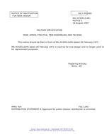 MIL MIL-M-50512 Notice 1 - Inactivation PDF