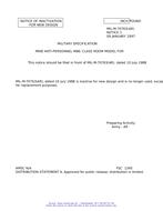 MIL MIL-M-70763 Notice 1 - Inactivation PDF