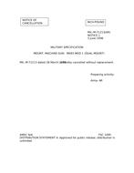 MIL MIL-M-71213 Notice 1 - Cancellation PDF