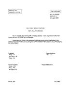 MIL MIL-N-43181B Notice 1 - Cancellation PDF