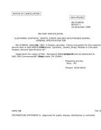 MIL MIL-R-6855E Notice 1 - Cancellation PDF