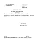 MIL MIL-R-85509 Notice 1 - Inactivation PDF