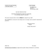 MIL MIL-R-85665 Notice 1 - Inactivation PDF