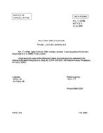MIL MIL-T-10798L Notice 1 - Cancellation PDF