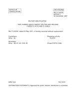MIL MIL-T-13020C Notice 1 - Cancellation PDF