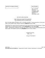 MIL MIL-T-23142B Notice 2 - Cancellation PDF