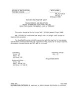 MIL MIL-T-27/161A Notice 3 - Inactivation PDF